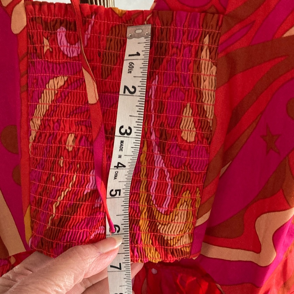 1. State Vibrant Pink & Orange Maxi Dress - Picture 11 of 11